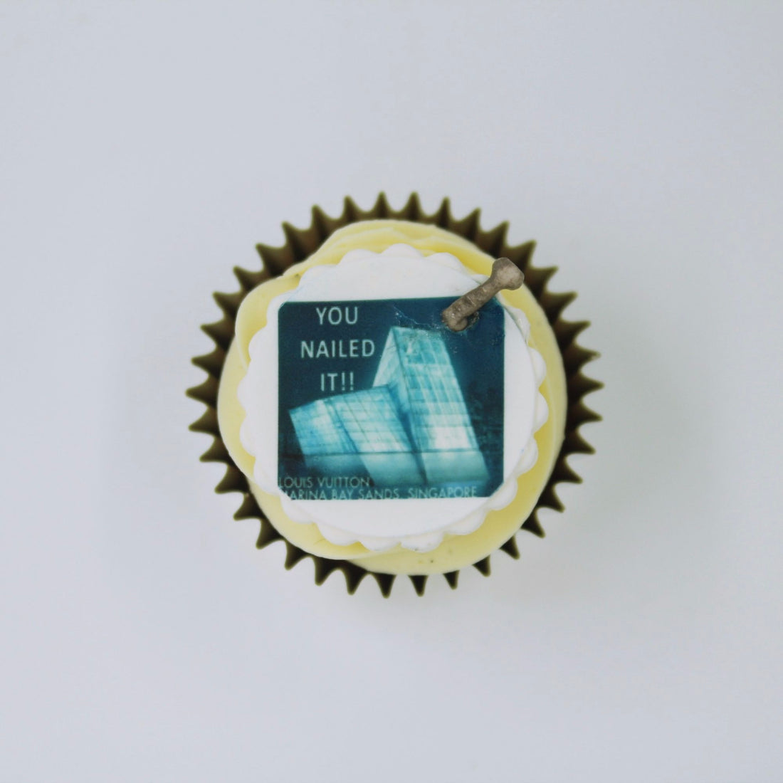 Louis Vuitton Image Print Customised Cupcakes