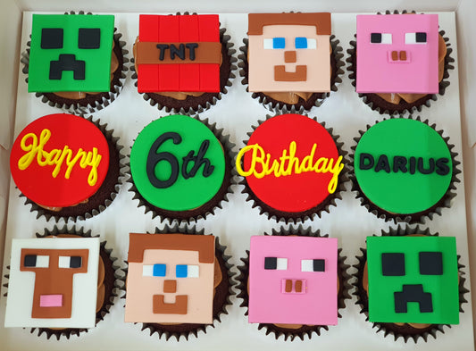 Minecraft Cupcakes (Box of 12)